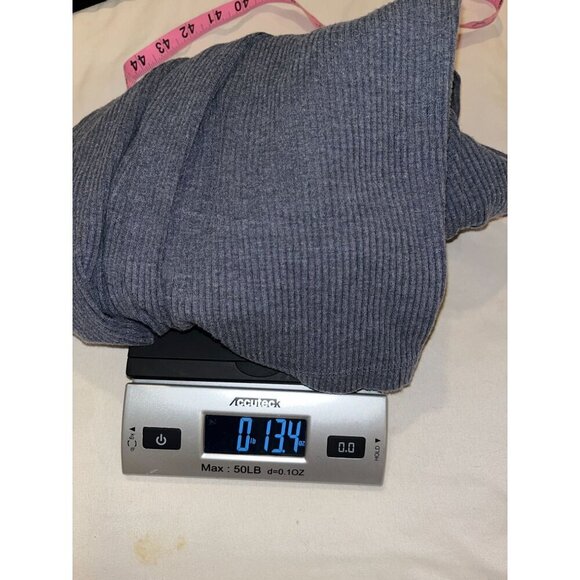 Eileen Fisher Blue Tencel Stretch Cropped Straight Ribbed Pants Women's Size S - Picture 13 of 13